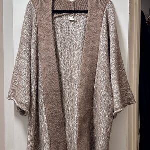 Anthropologie Super Cozy Open-Front Cardigan